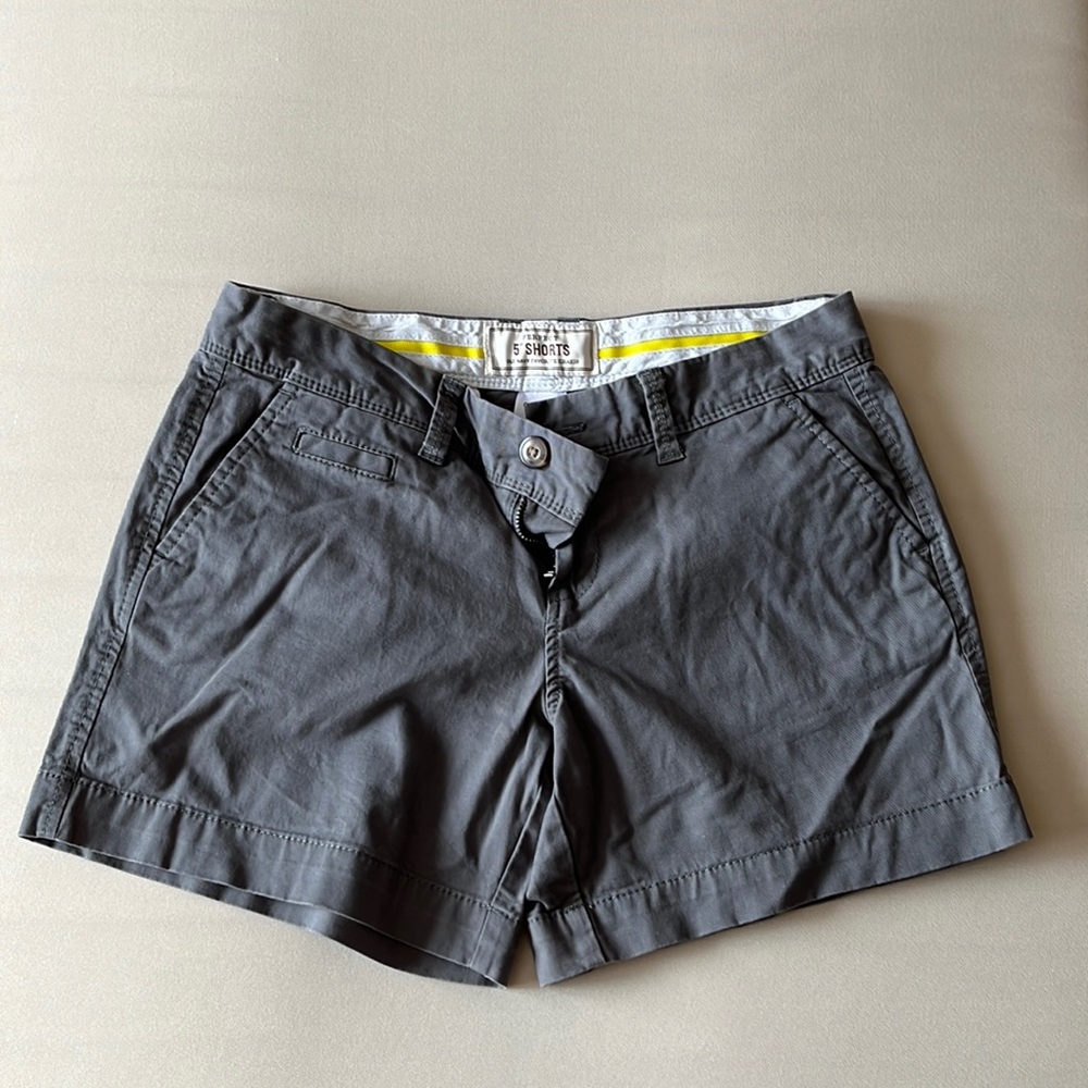 Old Navy Dark Grey Cotton Shorts